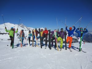 Group ski holiday